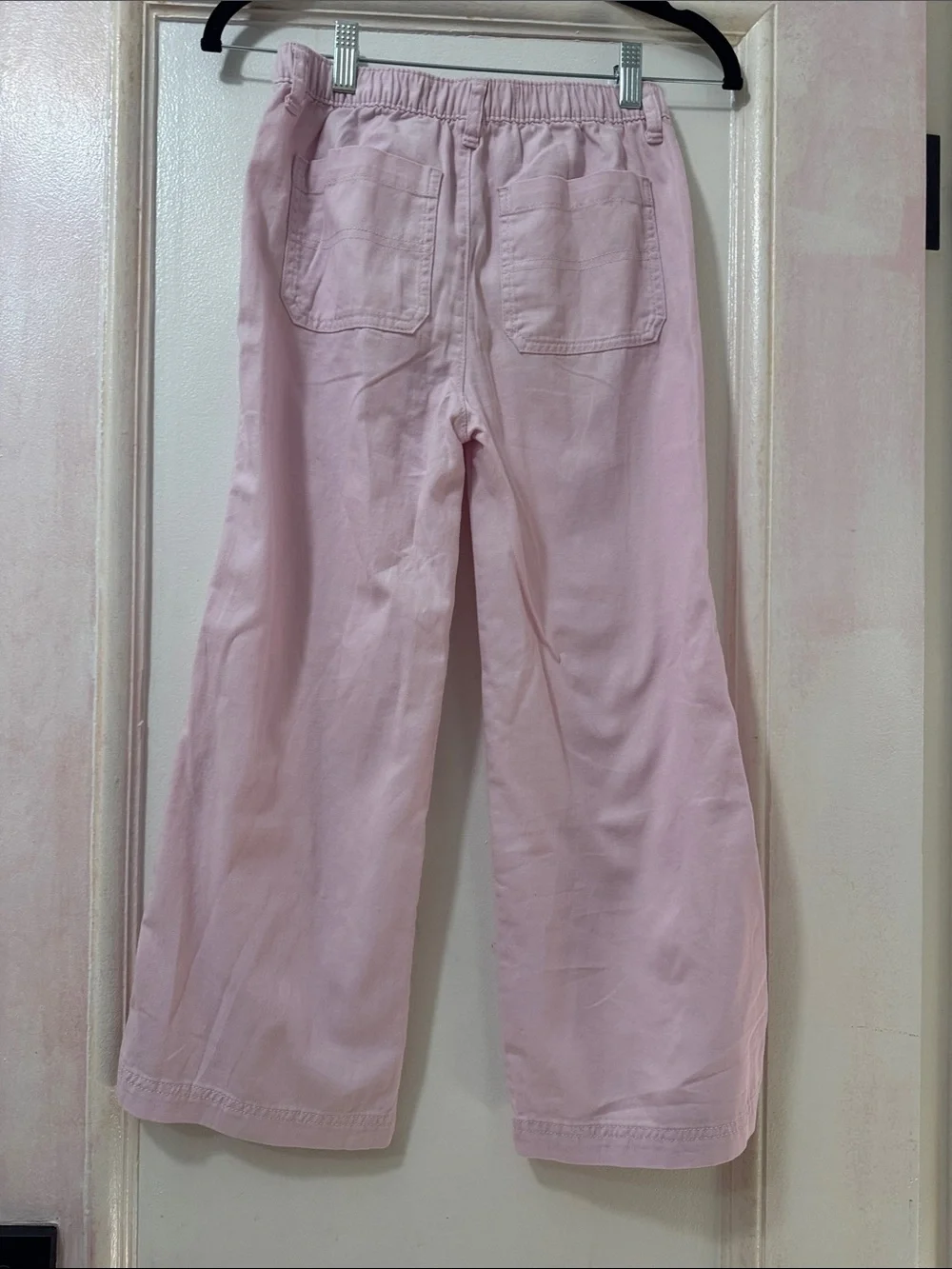 Old Navy Light Pink Wide-Leg Kids Jeans